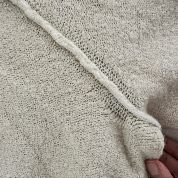 Free People oversized sweater / cream / size s - Picture 3 of 4